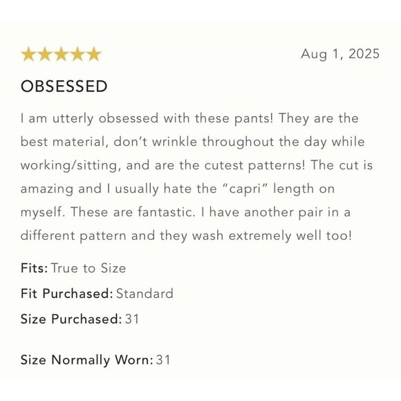 NWT Size 26 -The Colette Magic Fabric Crop Wide-Leg Pants by Maeve (NWT US$ 130) - Picture 12 of 16